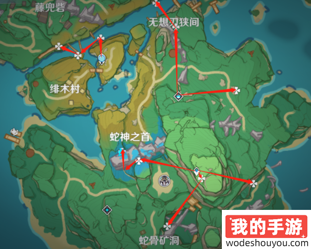 原神5.0鬼兜虫采集路线 2024鬼兜虫在哪里采集(图5)