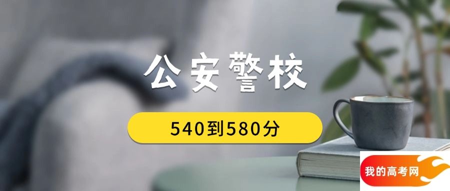 540到580分的公安警校排名表（2025届考生查看）(图1)