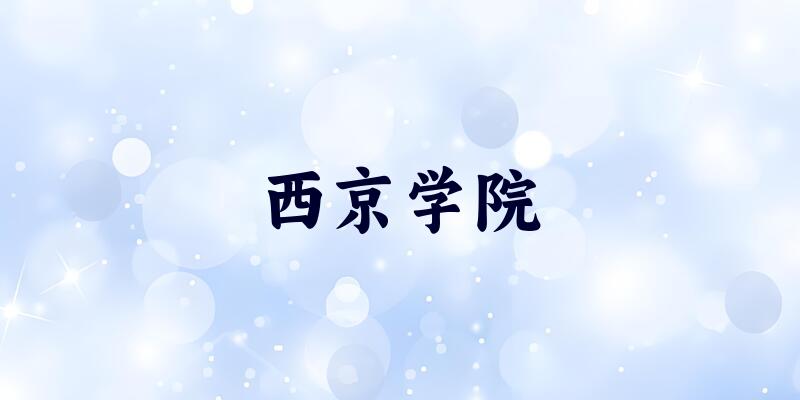 2025年西京学院在青海全部专业录取位次、分数线 (附院校录取分数线位次)