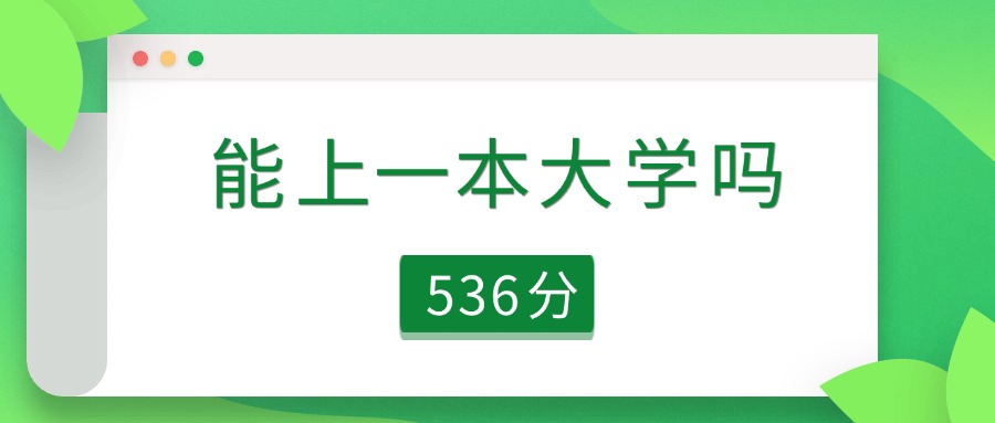安徽省536分能上一本大学吗?可以上110所(2026参考)