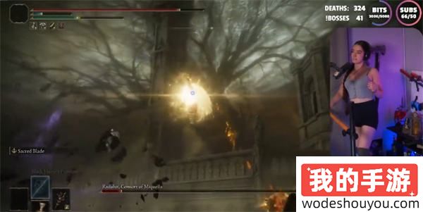 真·用脚打！女主播用跳舞垫击败《艾尔登法环》DLC“约定之王”拉塔恩……