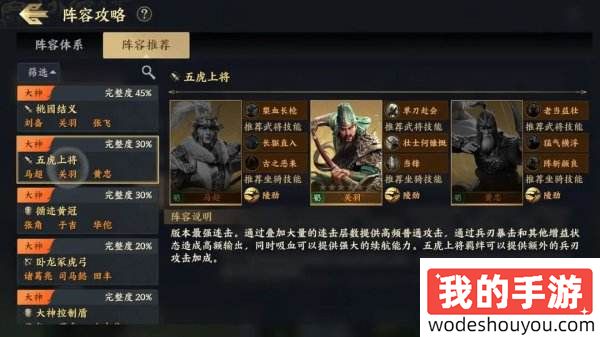 三国战地无疆连击体系阵容搭配推荐攻略