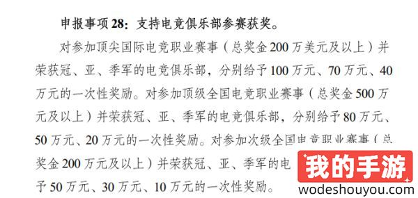 最高五百万扶持！电竞产业被列入《数字经济实施细则》中(图1)