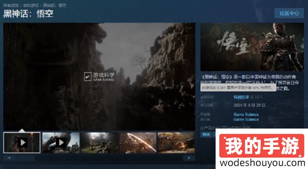 还在涨！《黑神话》Steam在线人数突破140万：历史第四！