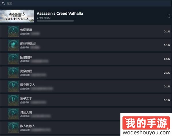 你通关了吗？《刺客信条：英灵殿》Steam成就已更新