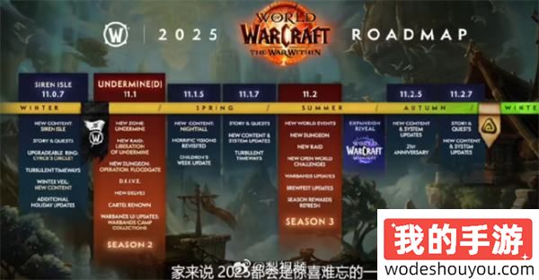 暴雪公布《魔兽世界》2025年更新路线图，‘地心之战’剧情将迎新篇章