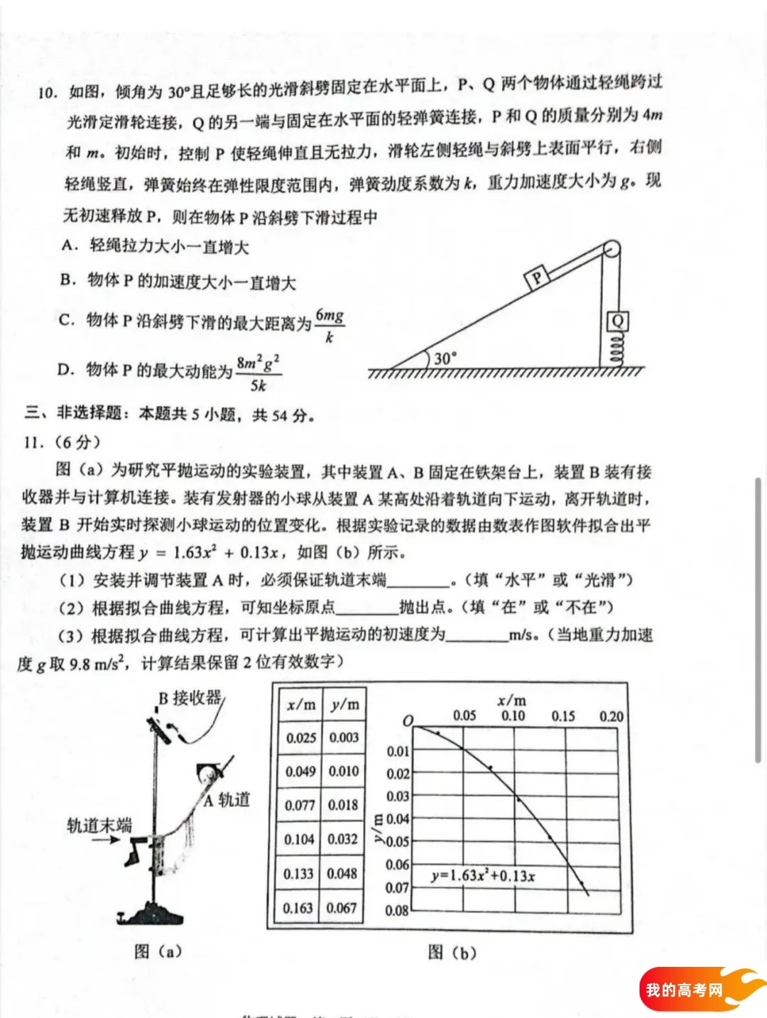 八省联考2025届高三新高考适应性考试各科答案及试卷汇总(图128)