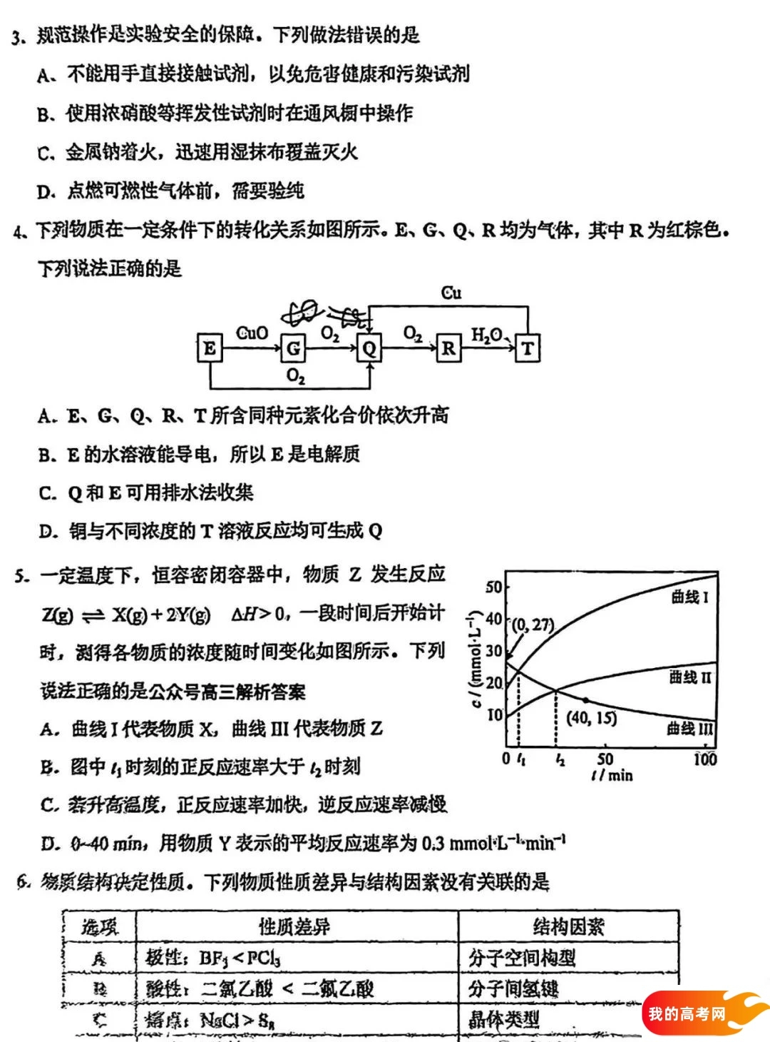 八省联考2025届高三新高考适应性考试各科答案及试卷汇总(图161)