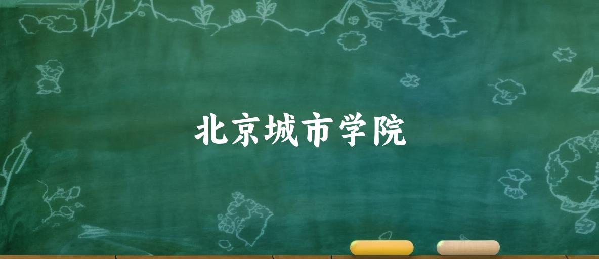 北京城市学院2025各省录取分数线汇总