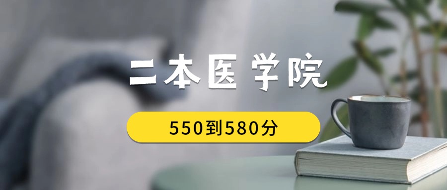 550到580分的二本医学院排名表（2026届考生查看）(图1)